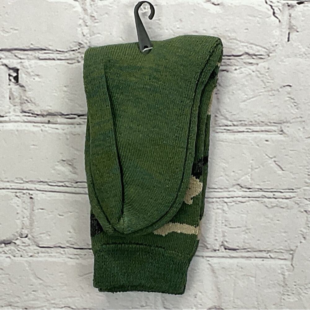 Lamb's Wool Socks Men's Size 10-13 Camo Wool Blend 2 Pair Outdoor Casual Comfort - Picture 6 of 8